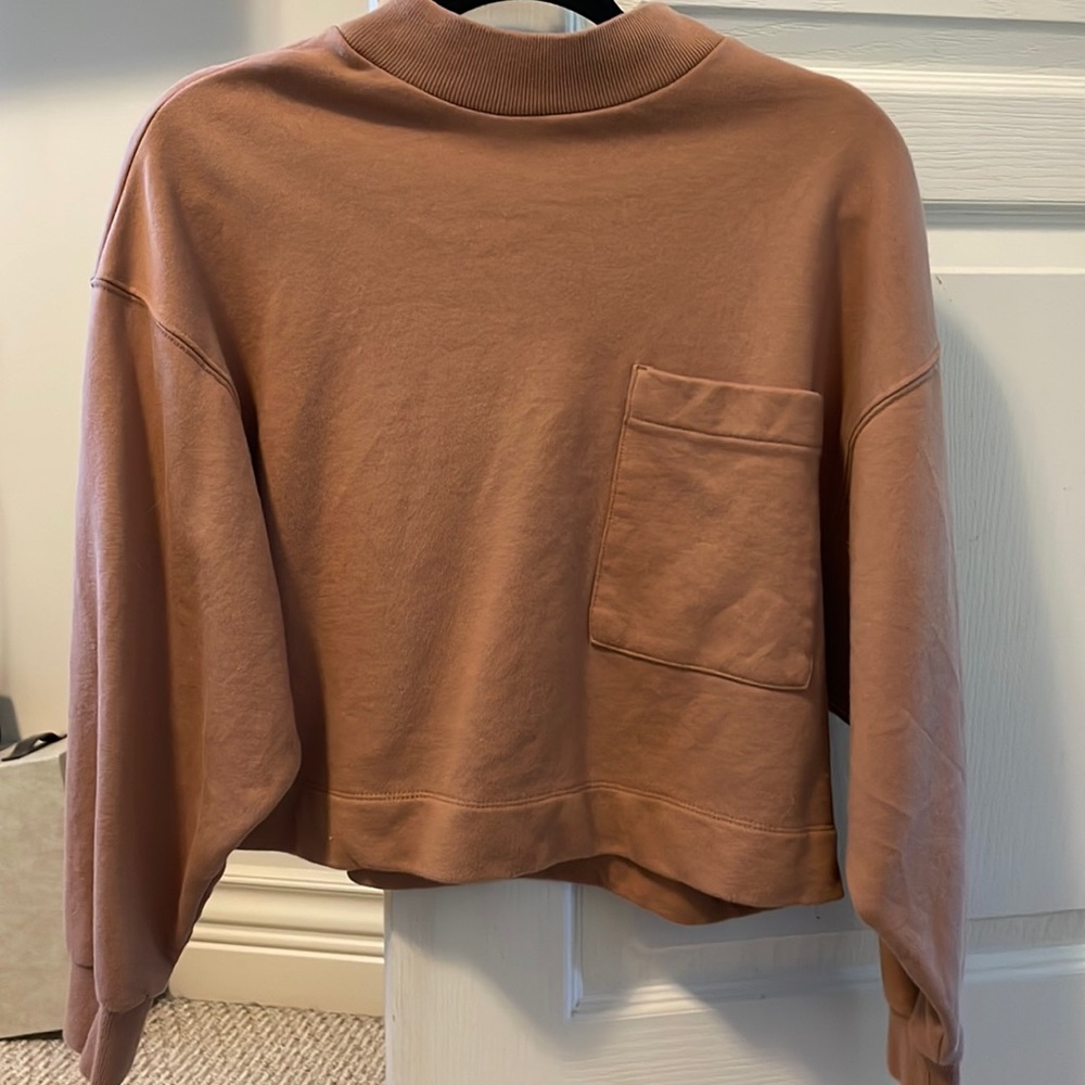 OAK AND FORT | dusty orange sweater, size XS
